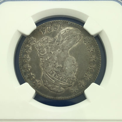 1824 Capped Bust Silver Half Dollar 50c Lettered Edge NGC XF45 Early US Coin
