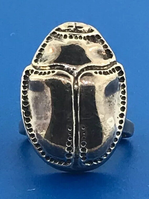 Mignon Faget Sterling Silver 925 Retired Scarab Collection Belt Buckle