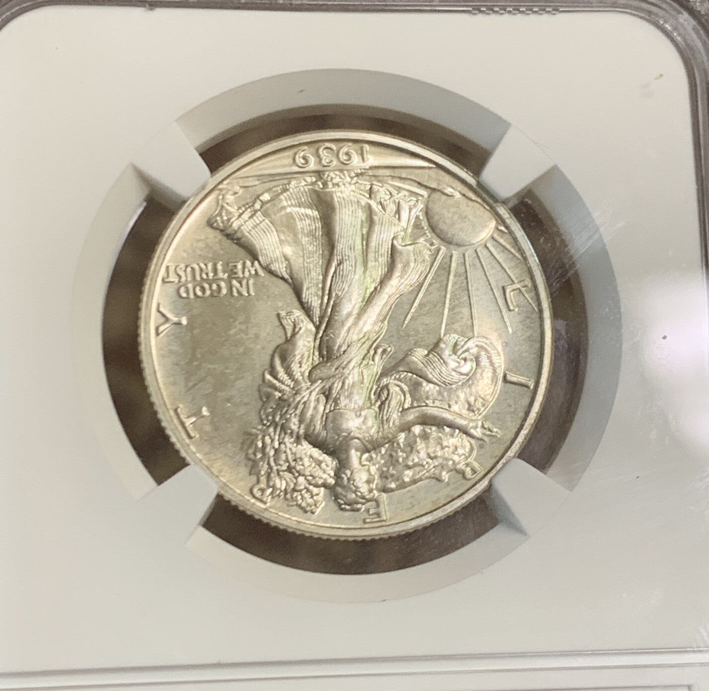 1939 P Proof Silver Walking Liberty Half Dollar High Grade Philadelphia NGC PF66