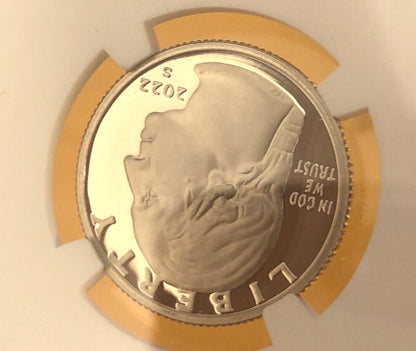 2022 S Clad 25C American Women PF 70 Signed Elizabeth Jones 5 Coin Quarter Set