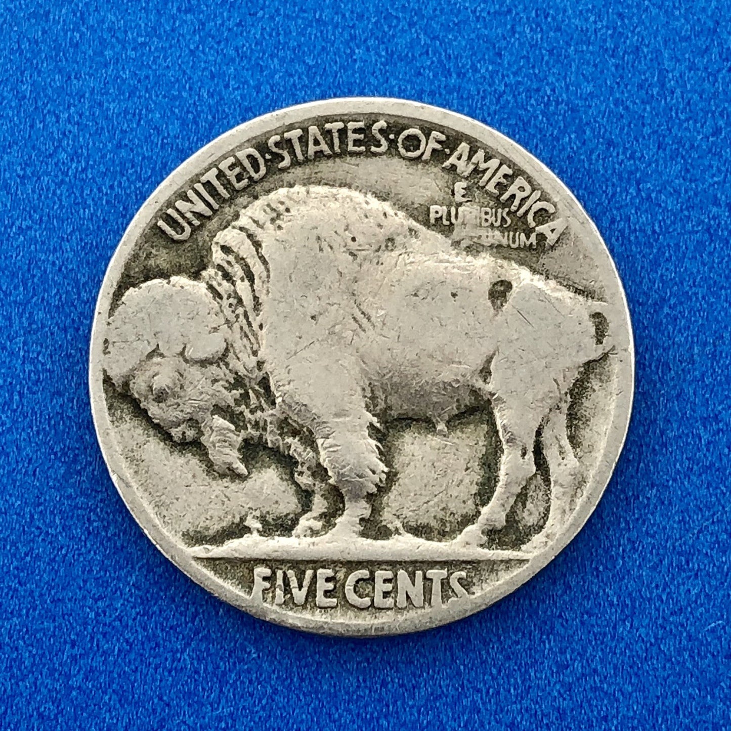 1921 P Indian Head Buffalo Nickel 5c Mixed Date Mint Mark Four Coin Lot