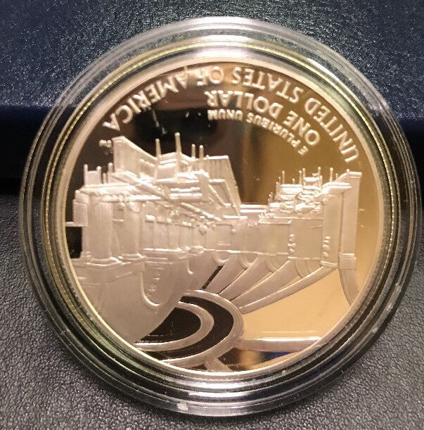 2005 P Chief Justice John Marshall Commemorative Proof Silver Dollar $1