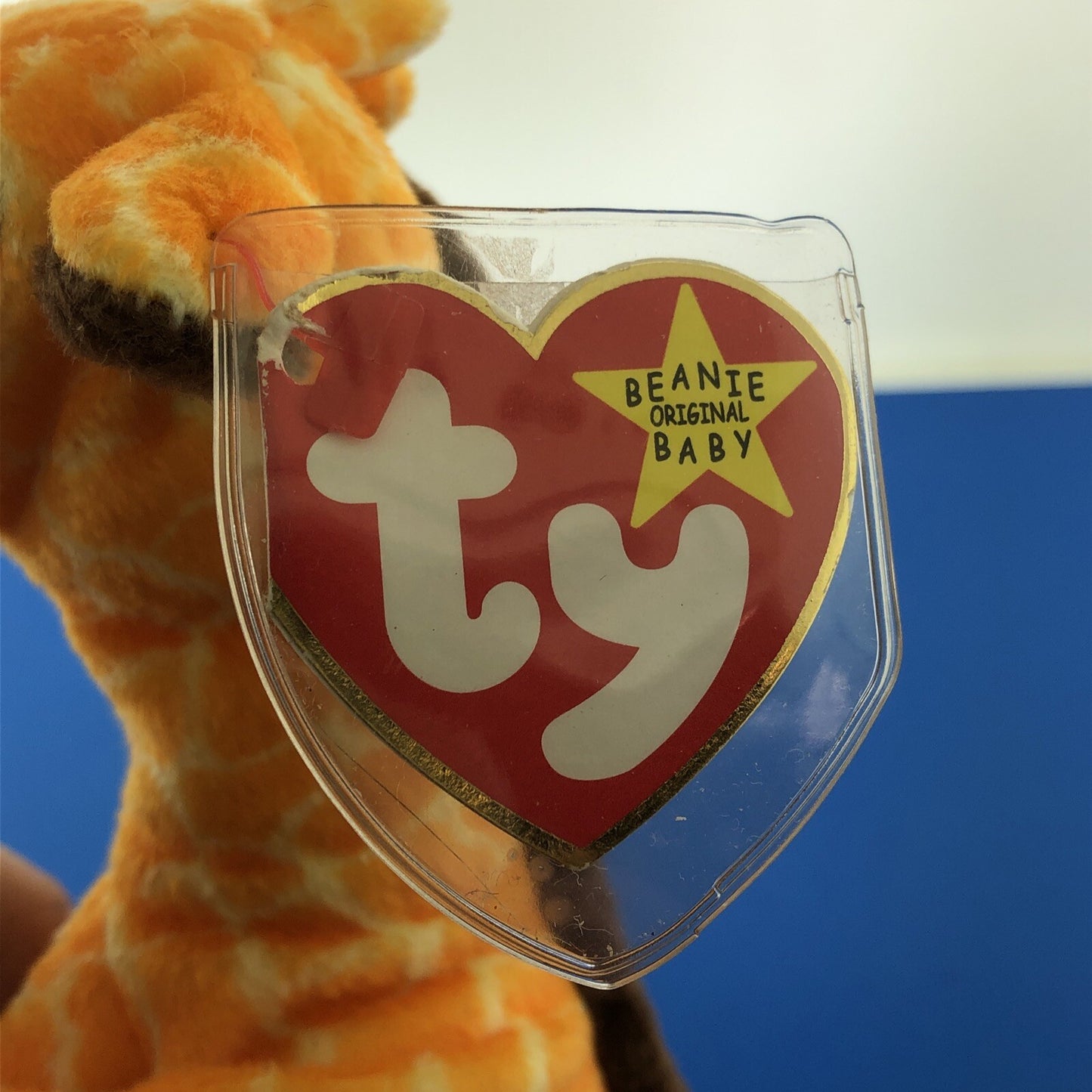 1995 TY Beanie Baby Twigs The Giraffe Mint Condition Retired Error- 4068