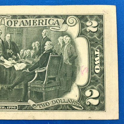 1976 Series $2 Federal Reserve San Francisco Star Note FR F-1935L* Tellers Mark
