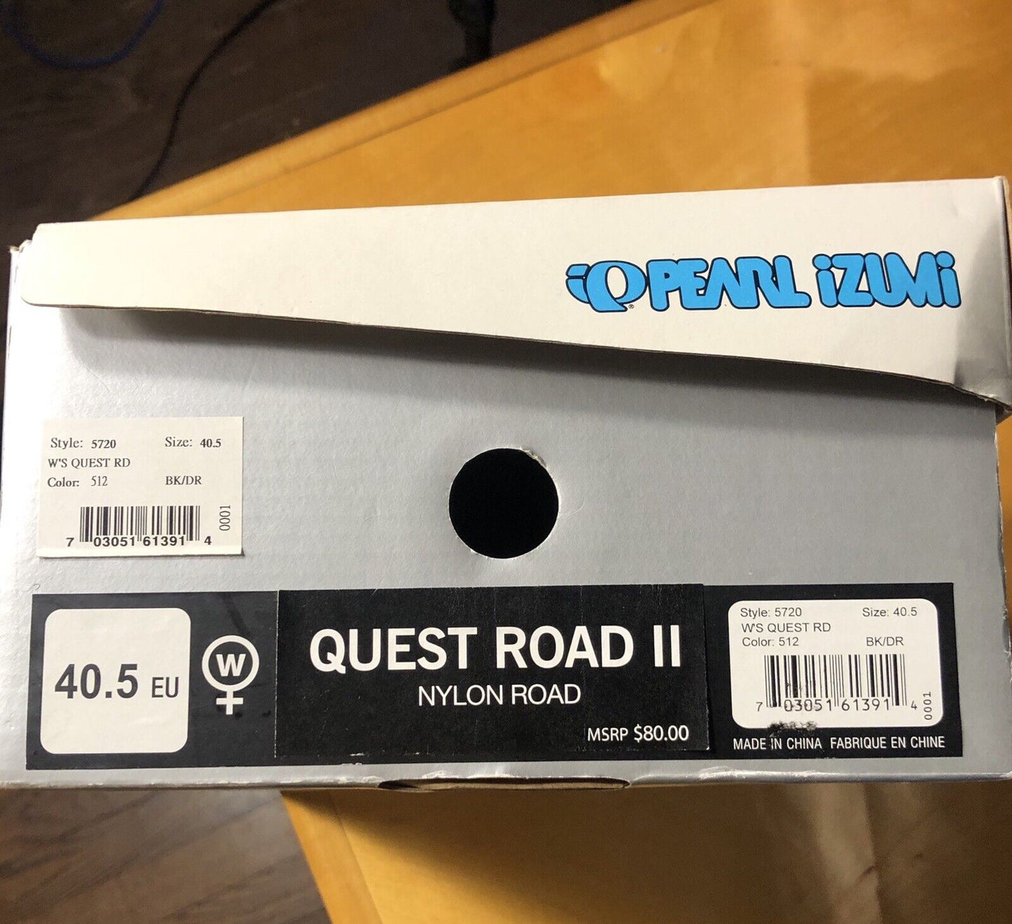 Pearl Izumi Women's Quest Road Nylon Cycling Size 40.5/7.5 Shoes