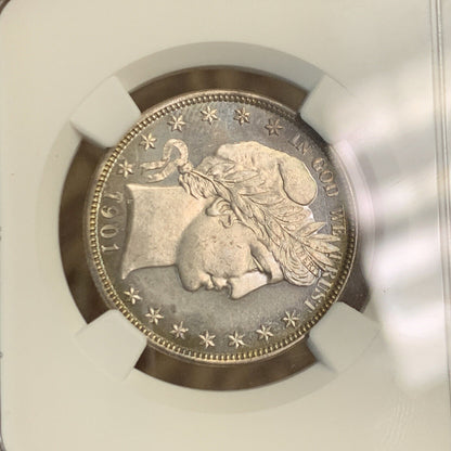 1901 P Proof Silver Barber Half Dollar $.50 NGC PF64