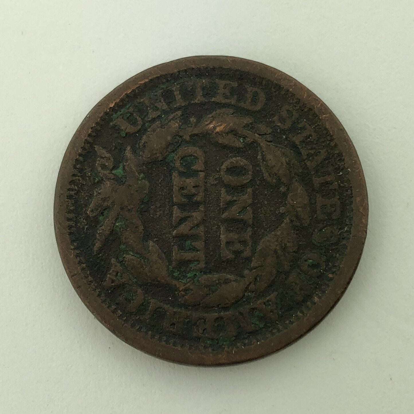 1848 P Liberty Head Braided Hair Large Copper Cent Better Philadelphia Mint Coin