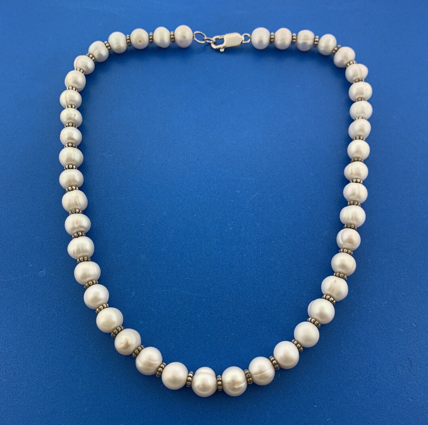 Honora Sterling Silver Freshwater White Pearl June Bridal Anniversary Necklace