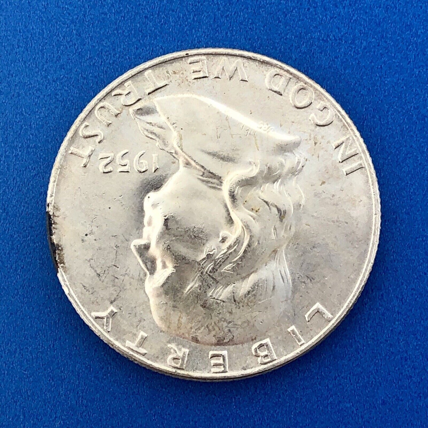 1952 D Franklin Silver Half Dollar Better Key Rare Denver Mint Coin