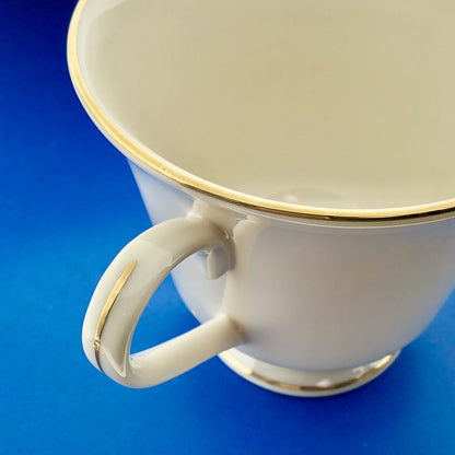 Vintage Lenox Hayworth Pattern Cosmopolitan Collection Tea Cup & Saucer Set of 2