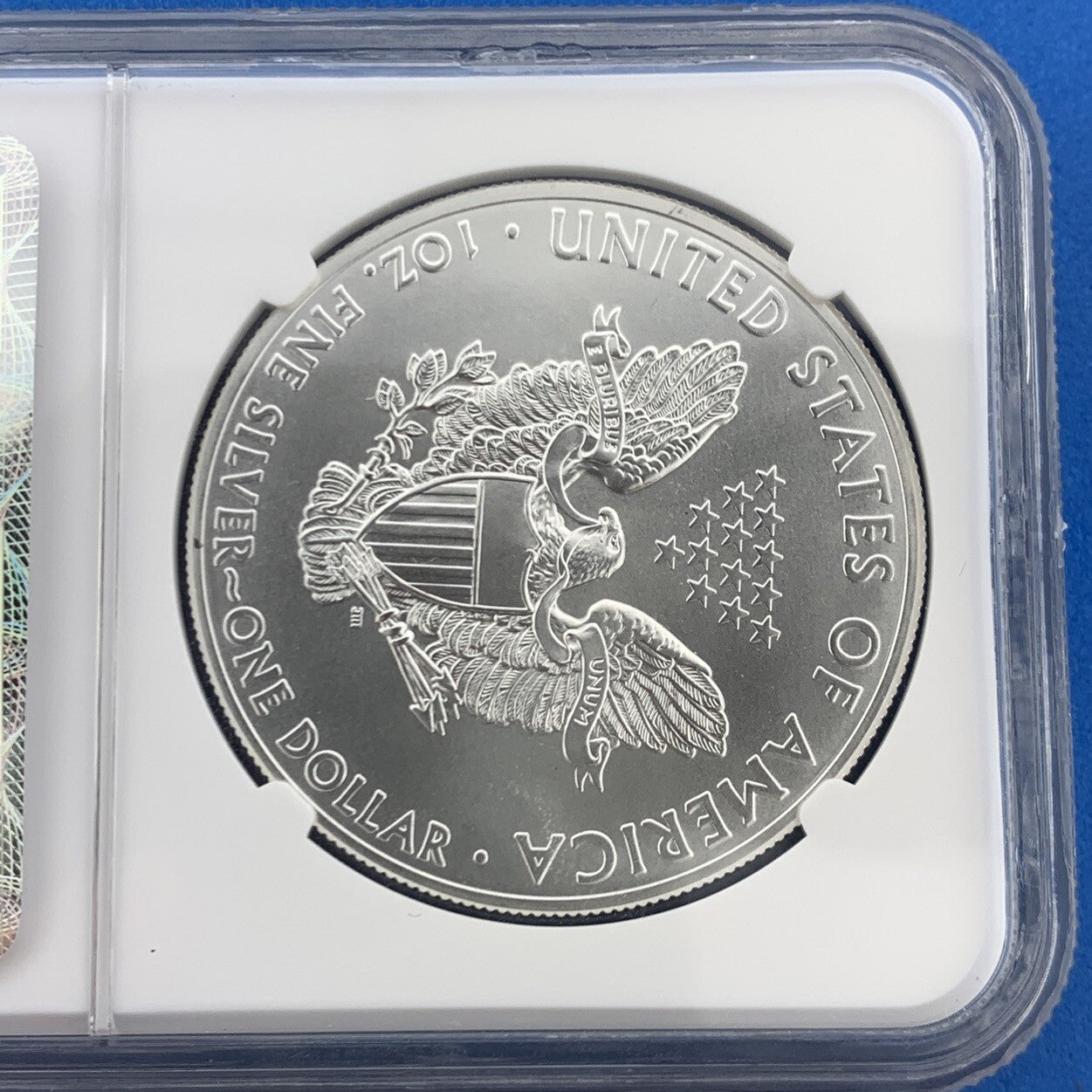 2015 American Silver Eagle 999 Fine 1 Oz Silver NGC MS69 First Release Eagle Lab