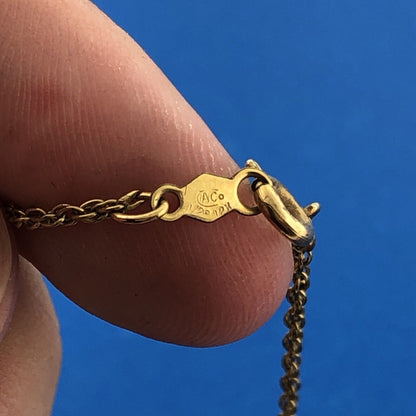 Elgin Gold Tone Ornate 17 Jewels Ladies Floral Pendant Watch With Chain Fob/Box