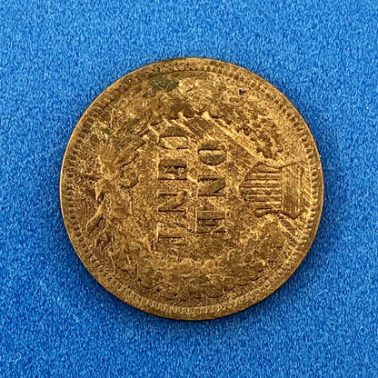 1909 S Indian Head One Cent Penny Type 3 Bronze Better Key San Francisco Coin