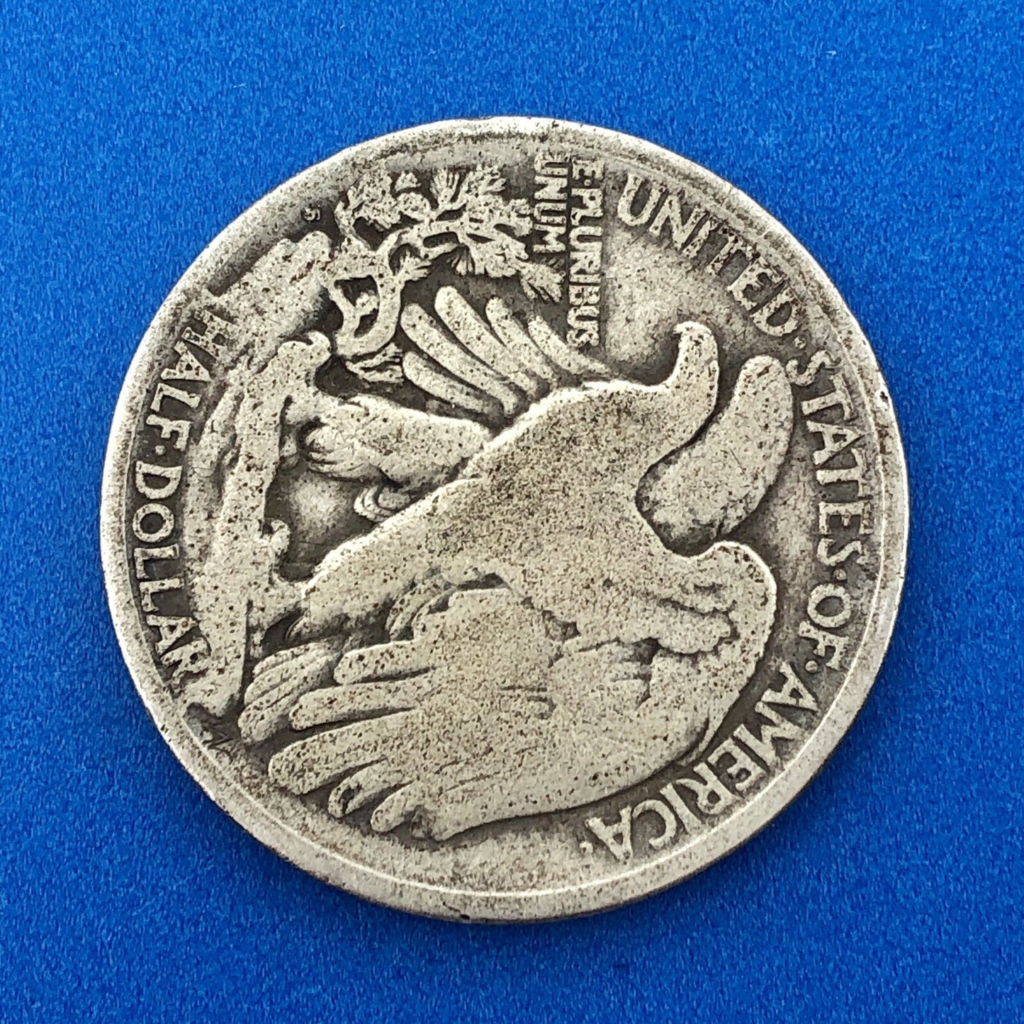 1917 S Reverse Silver Walking Liberty Half Dollar 50c Better Key San Fran Coin