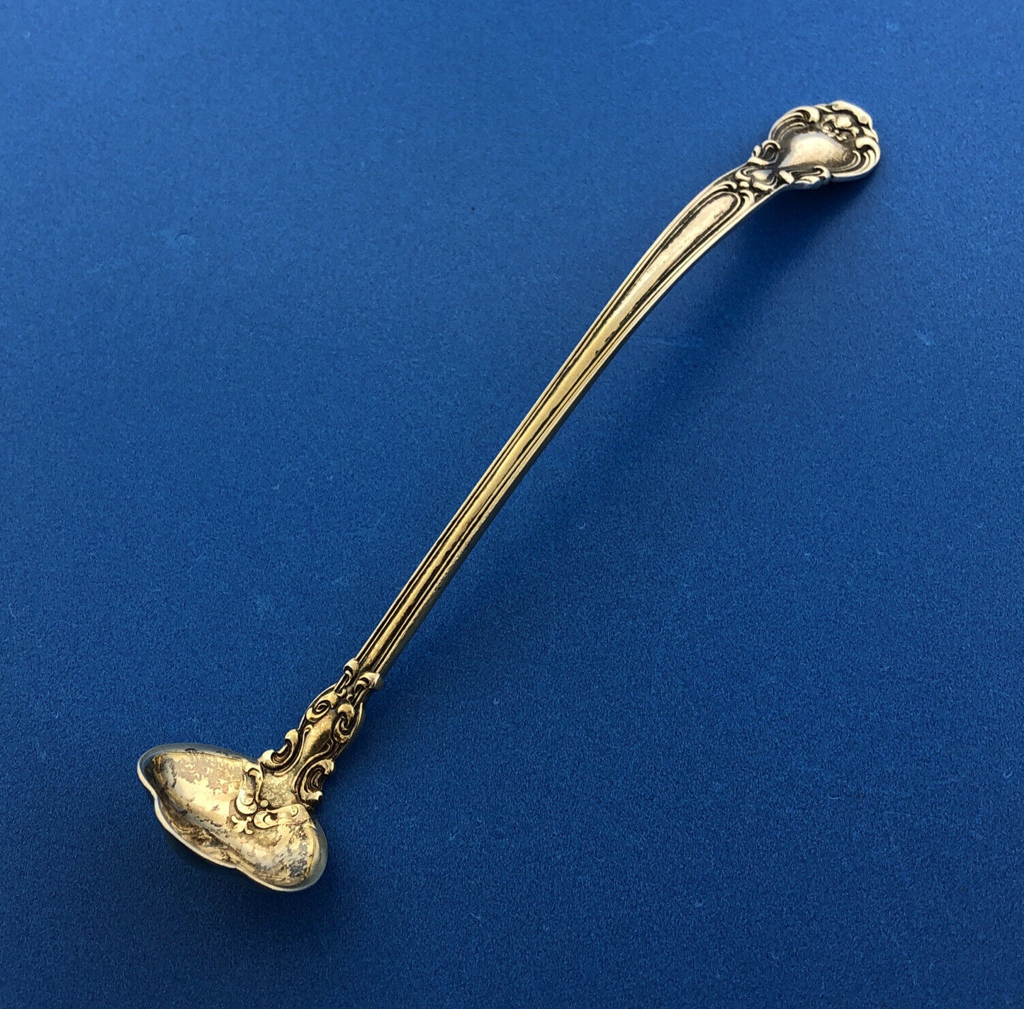Chantilly Mustard Spoon Gilt Bowl Gorham Sterling