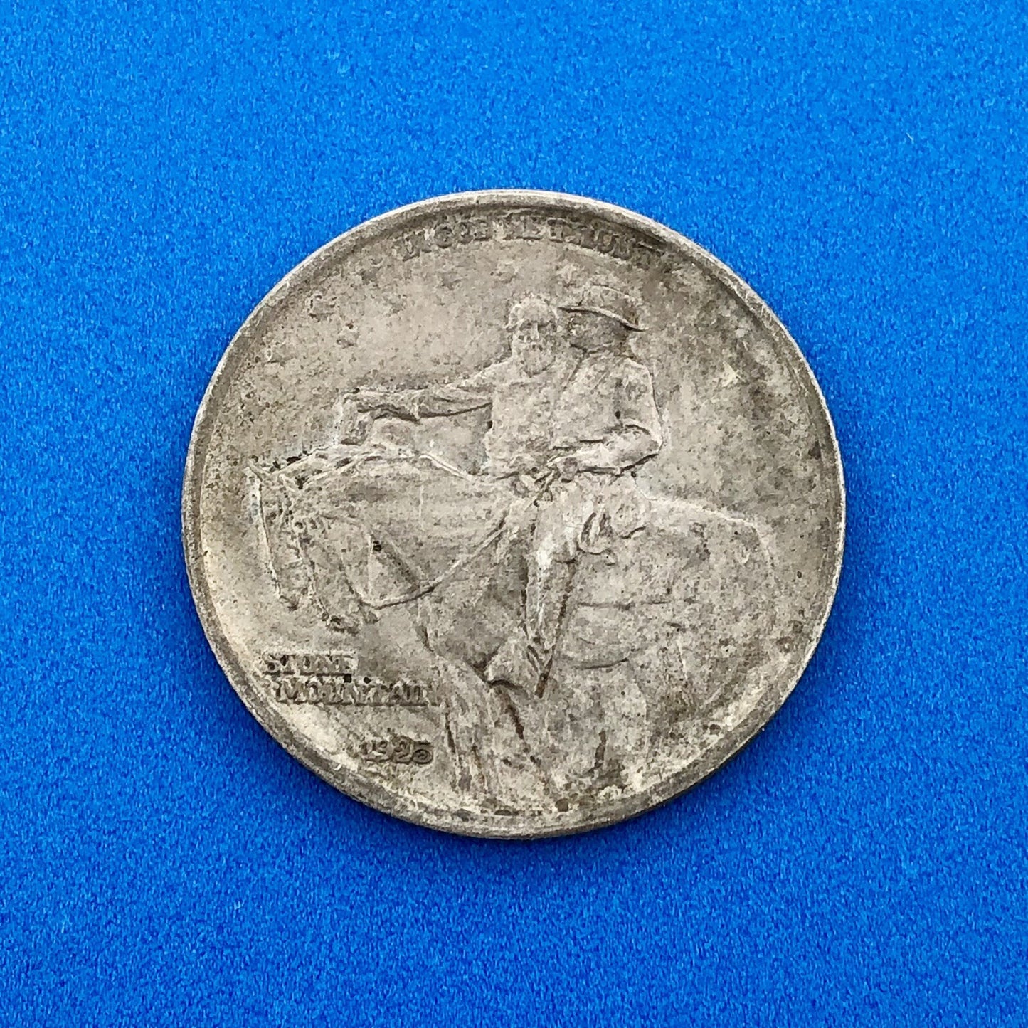 1925 P Stone Mountain Commemorative .900 Silver Half Dollar AU Rare Coin