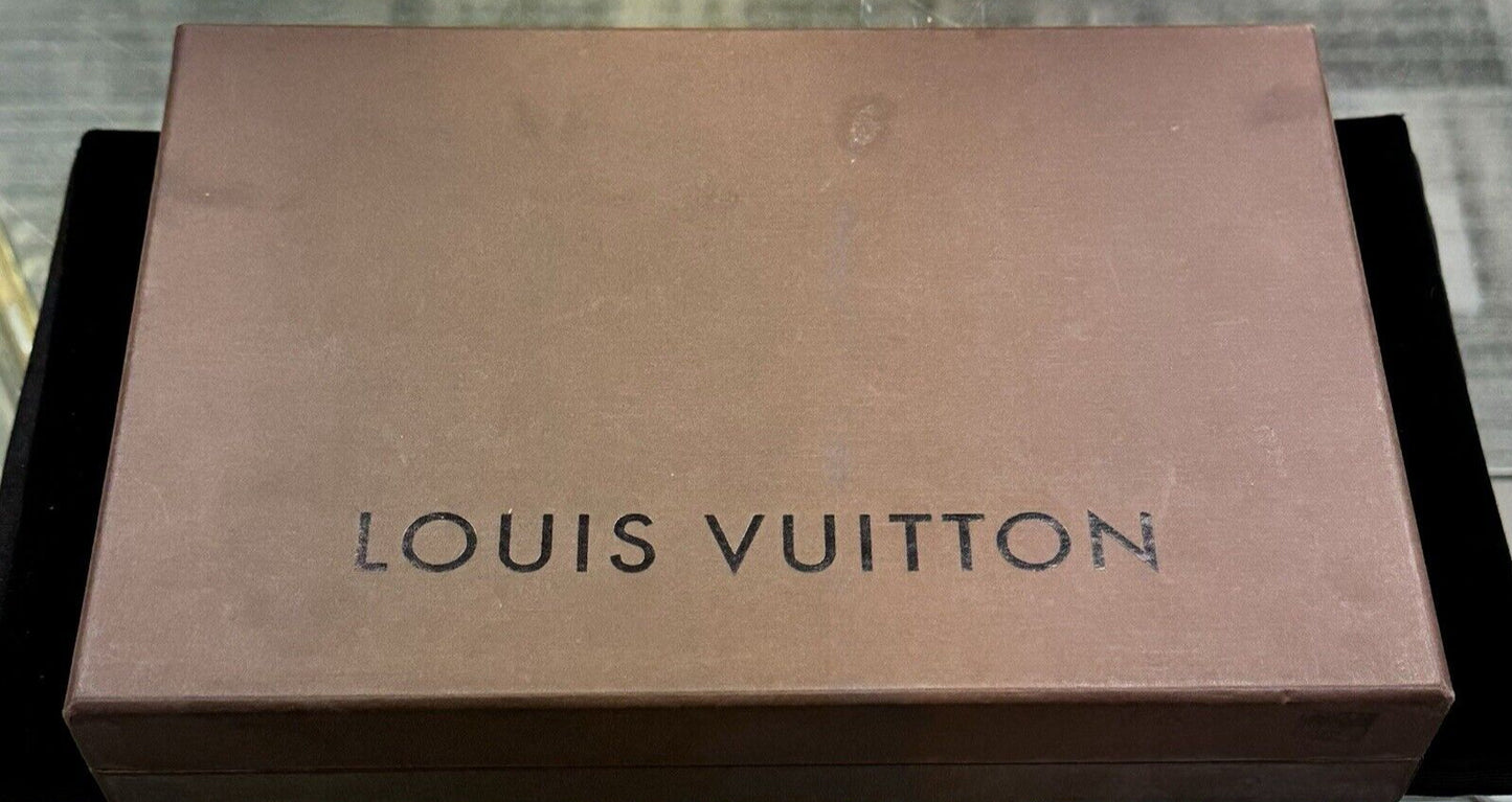 Designer Louis Vuitton Mandarin Epi Leather Pochette In Original Box