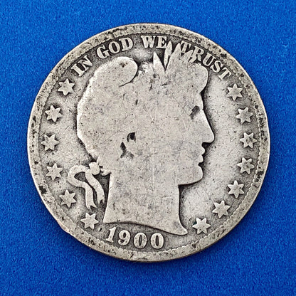 1900 O Barber Silver Half Dollar Better Rare Key New Orleans Mint Coin
