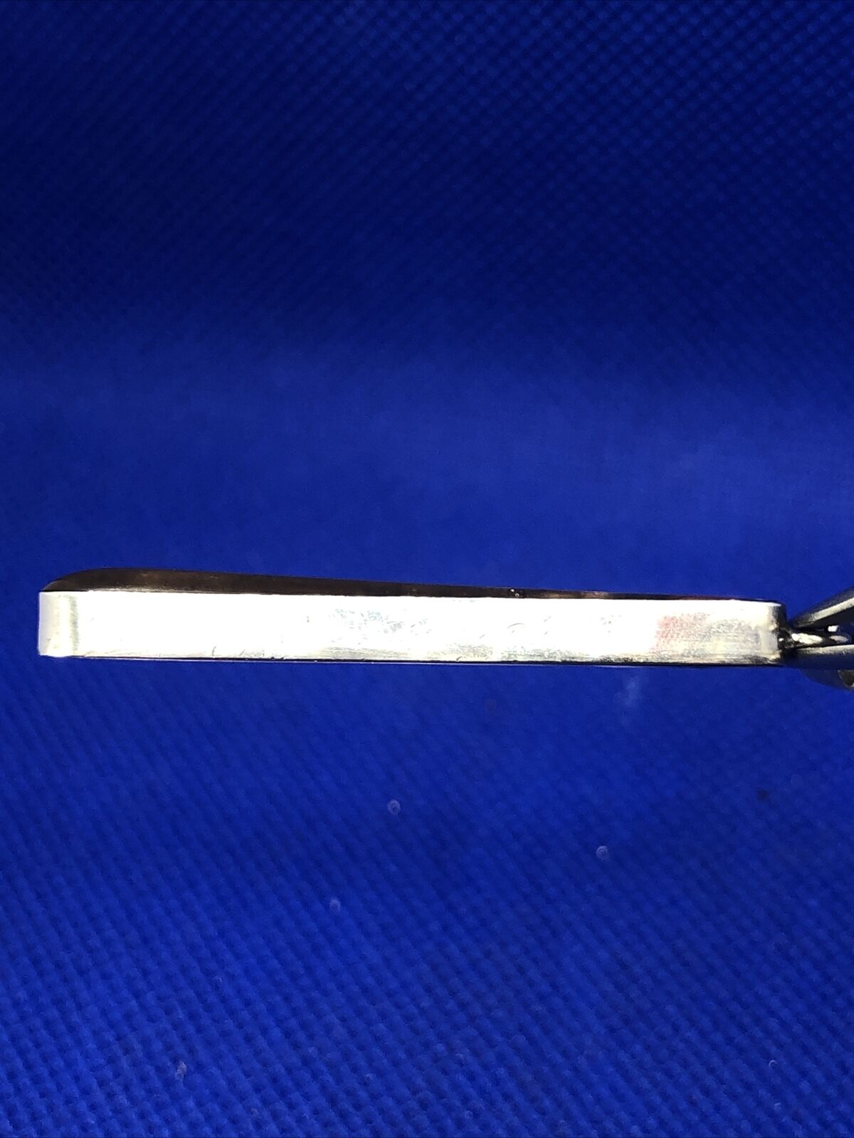 Designer ATI 925 Sterling Silver Rose Bud Flower In Resin Long Oval Pendant