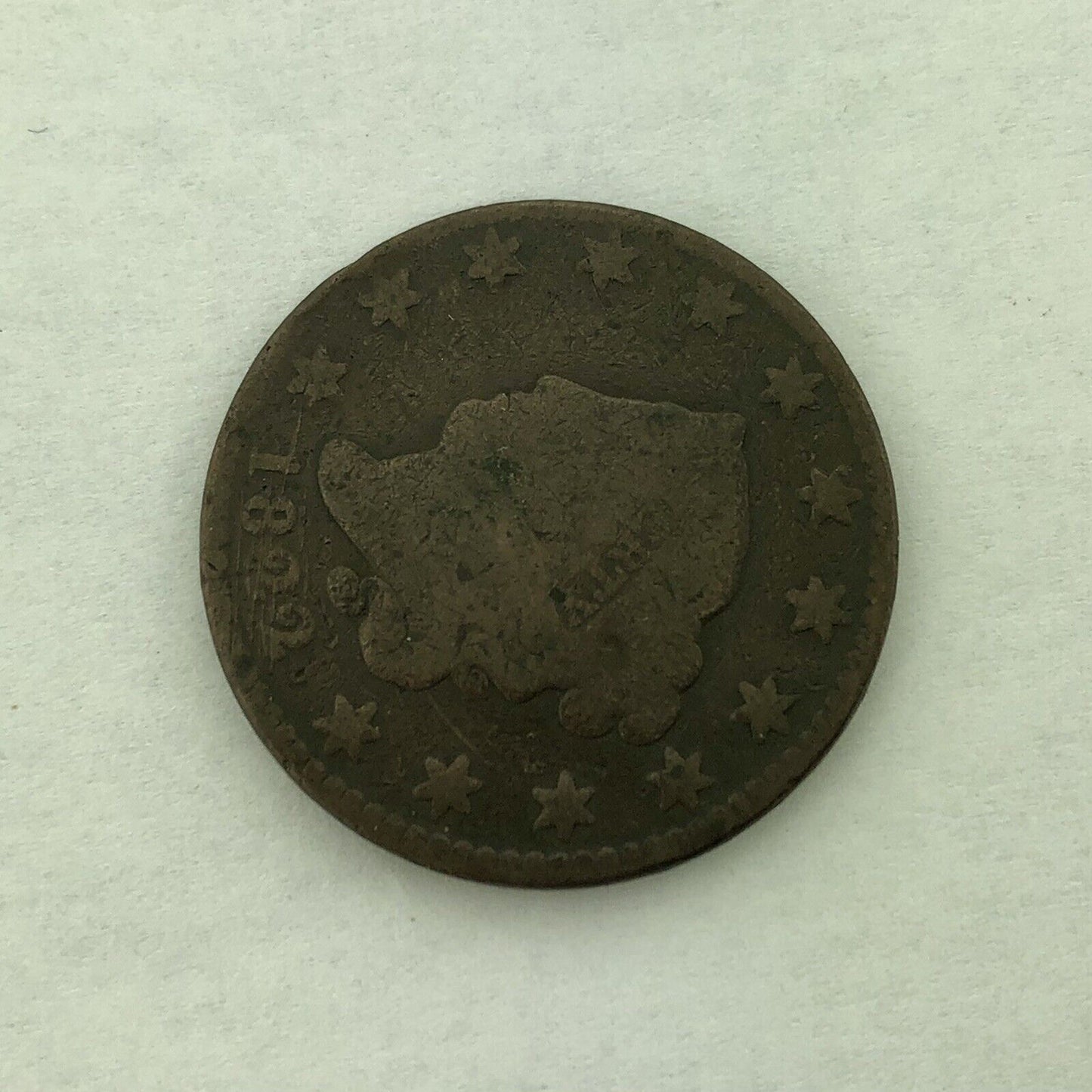1822 Coronet Liberty Matron Head Large Cent 1c Better Early American Copper Coin
