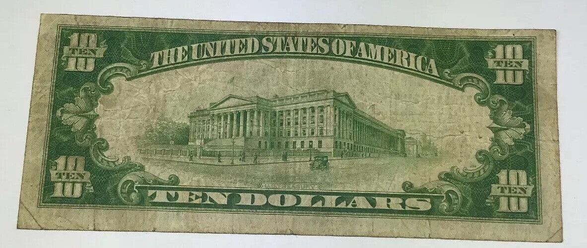 1929 Type 1 $10 The City National Bank of Selma Alabama Charter 1736 Tough Note!