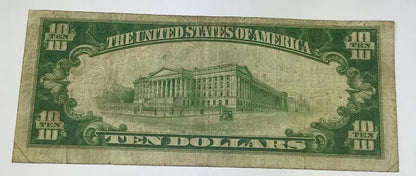 1929 Type 1 $10 The City National Bank of Selma Alabama Charter 1736 Tough Note!