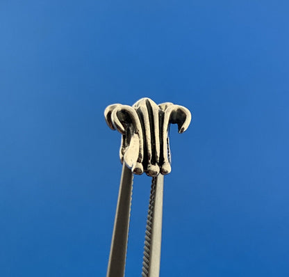 Chamilia 925 Sterling Silver Fleur De Lis Symbol France Slide Bracelet Charm