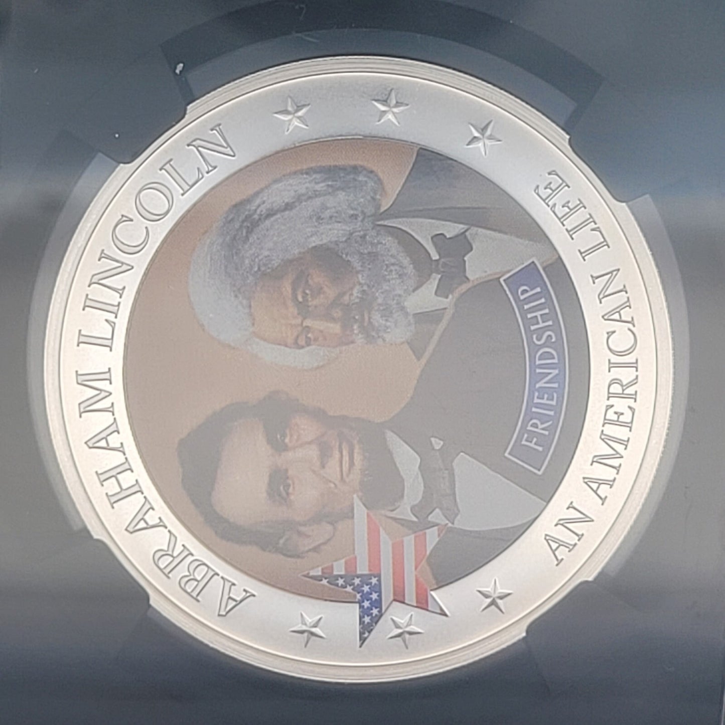 2022 $2 Cook Islands NGC MS70 1/2oz .999 Silver Life of Lincoln Friendship Coin