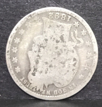 1892 P Silver Barber Quarter Better Key Date Philadelphia Coin Rare Scarce