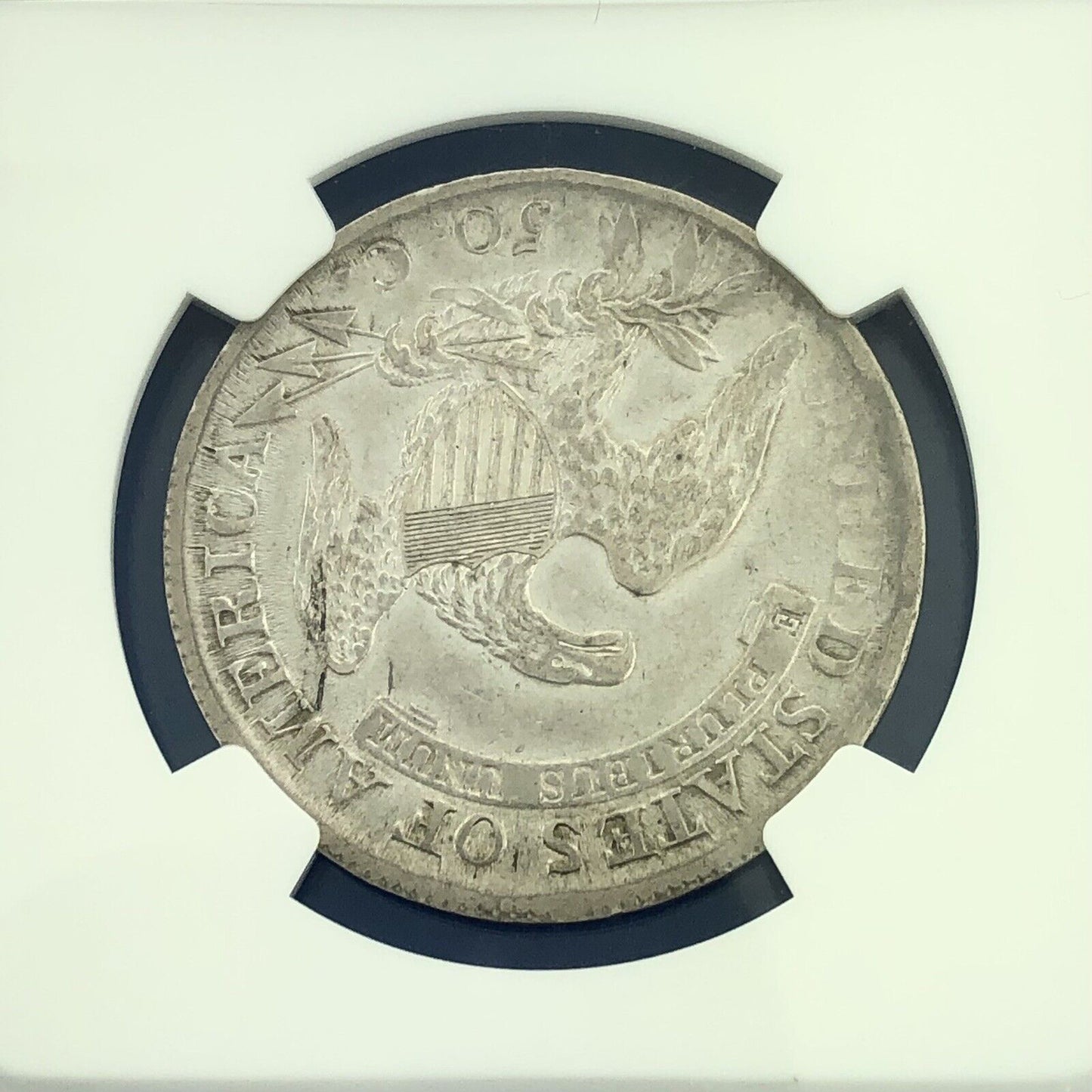 1811/10 Capped Bust Silver Half Dollar 50c Lettered Edge NGC XF Details Coin