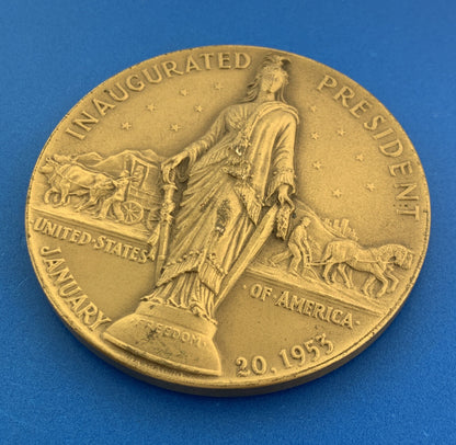 Lot of Two 2 Dwight D. Eisenhower Inauguration Commemorative Bronze Medals