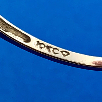 Designer 10K White Gold Blue Tourmaline Diamond Anniversary Cocktail Ring