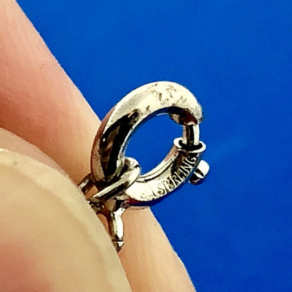 James Avery 925 Sterling Silver Crosslet Heart Religious Charm Pendant Necklace