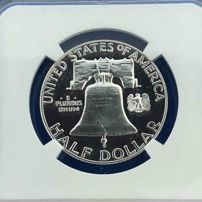 1963 Franklin Silver Proof Half Dollar 50c $.50 Better Key Rare NGC PF68 Cameo