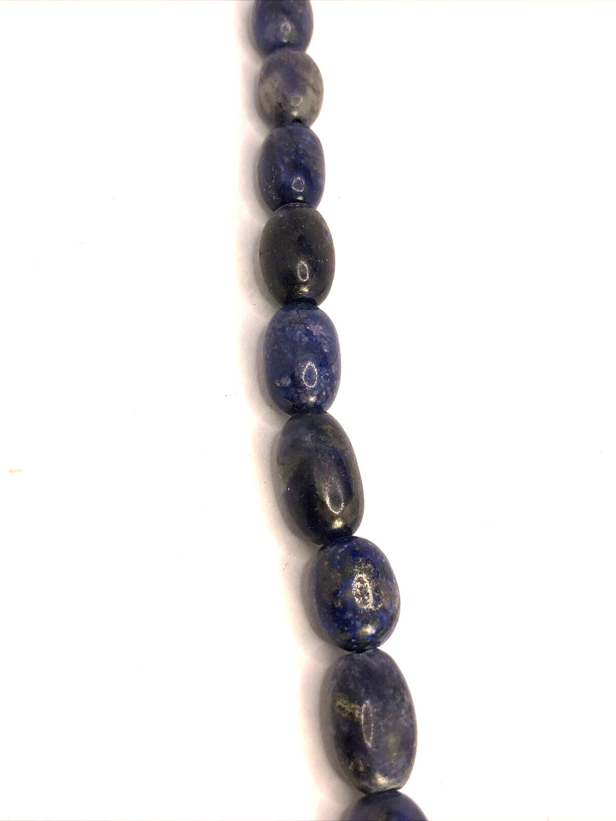 Vintage Lapis Lazuli Vision Truth Awareness Worry Beaded Necklace