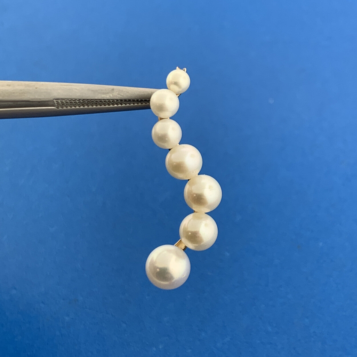 10K Yellow Gold Pearl Diamond Infinity Eternity Bridal Birthstone Pendant