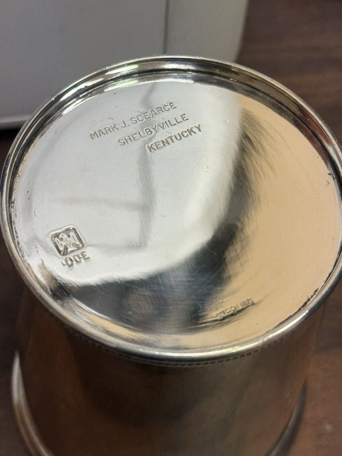 Mark Scearce Presidential Series DDE 925 Sterling Silver Mint Julep Derby Cup