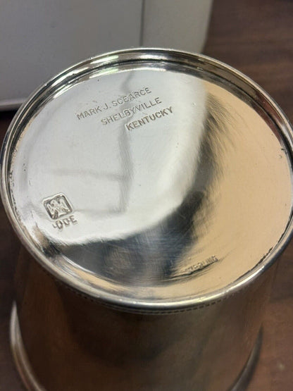 Mark Scearce Presidential Series DDE 925 Sterling Silver Mint Julep Derby Cup