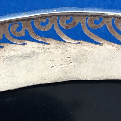 Balinese Sterling Silver Black Onyx Wisdom Protection Chakra Statement Pendant