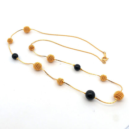 Estate Trifari Designer Beaded Modernist Swanky Lot Of 3 Layering Necklaces