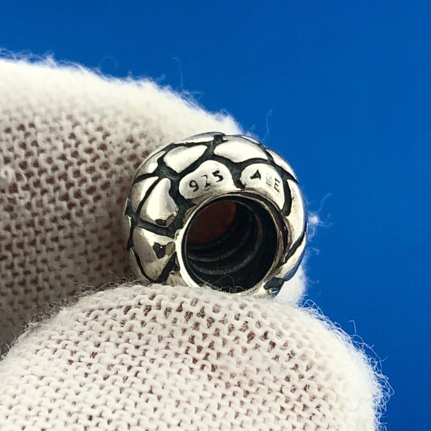 Authentic PANDORA Charm Sterling Lotsa Love Puffy Hearts Round 790174 Retired