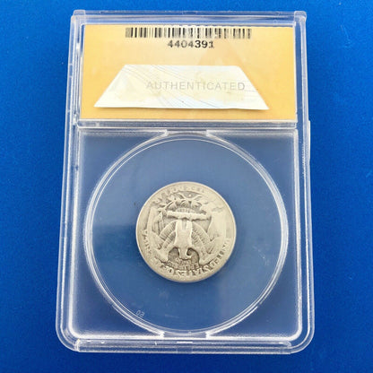 1932 D Silver Washington Quarter The Key Date Better Rare Denver ANACS G 6