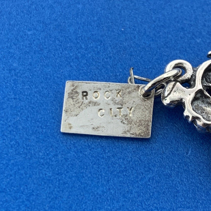 Bell Trading Post 925 Sterling Silver St Christopher Travel Rock City Charm