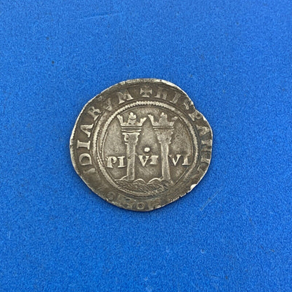 1542-55 Mexico Carlos And Joanna 1 Silver Real Mexico City ML Late Series