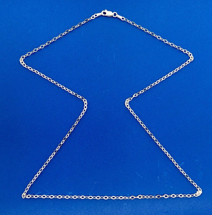Designer Milor Italy 925 Sterling Silver Fancy Oval Link Chain Necklace