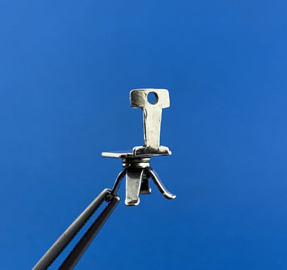 Sterling Silver 925 Office Teacher Secretarial Chair Bracelet Pendant Charm