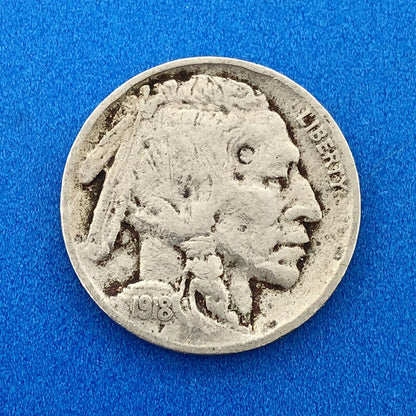 1918 P Indian Head Buffalo Nickel Better Key Scarce Philadelphia Mint Coin