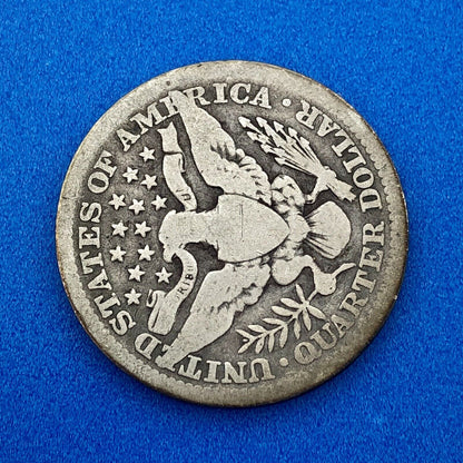 1912 P Silver Barber Quarter Better Key Date Philadelphia Coin Rare Scarce