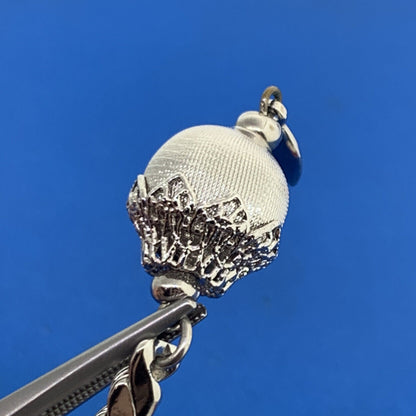 Vintage Monet Silver Tone Adjustable Lariat Style Serpentine Chain Necklace