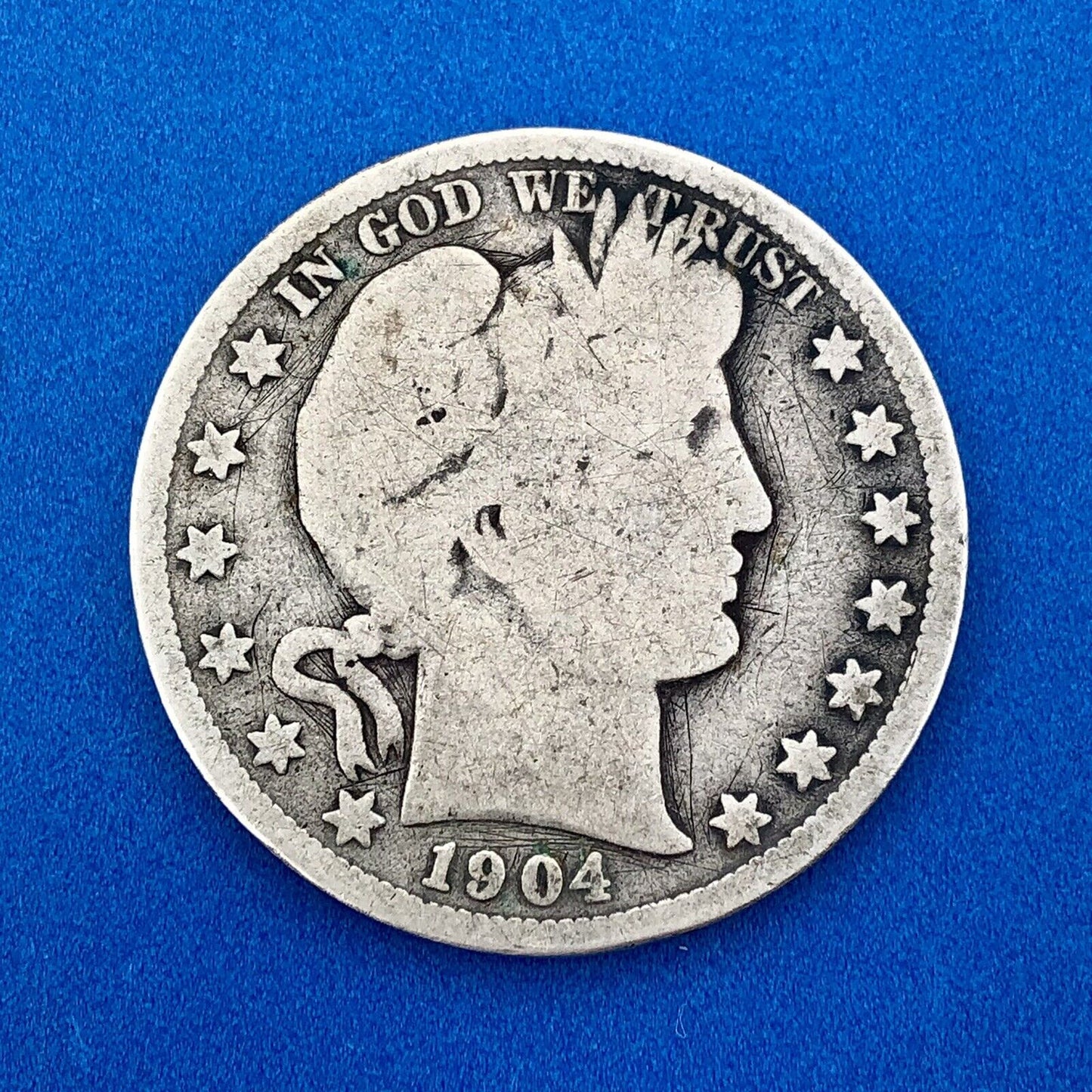 1904 O Silver Barber Half Dollar Better Key Date Rare Scarce New Orleans Coin